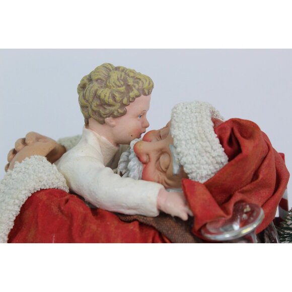 Possible Dreams Clothtique 1996 Santa Hugging Child Figurine • “Santa’s Hug” - Picture 11 of 13